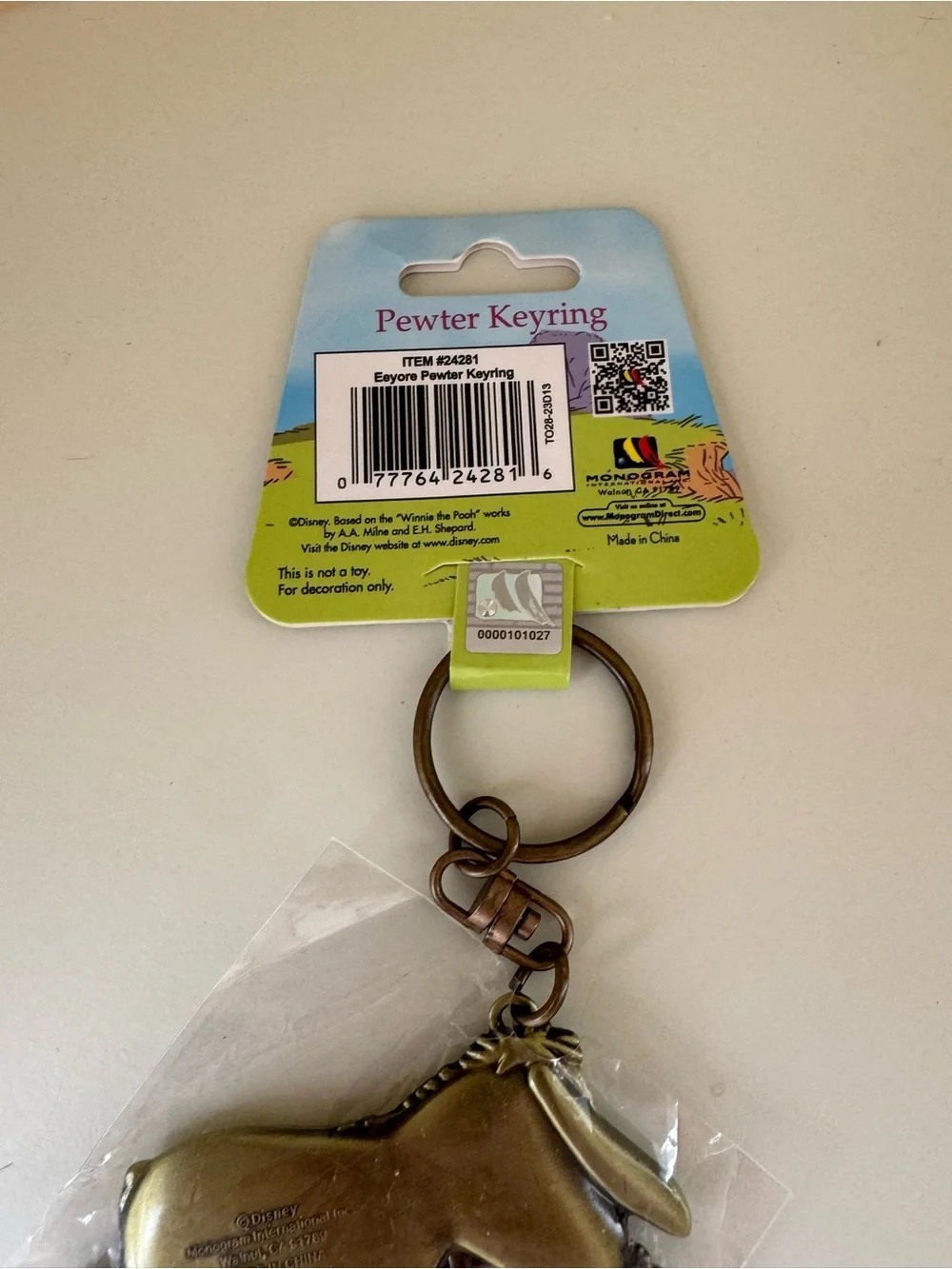 Disney Winnie the Pooh & Friends Eeyore Keychain